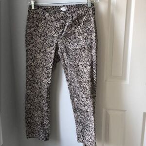 LOFT Floral Patterned Cuffed Jeans - 4